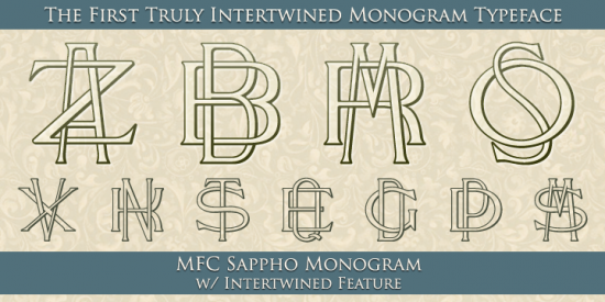 calligraphy monogram generator